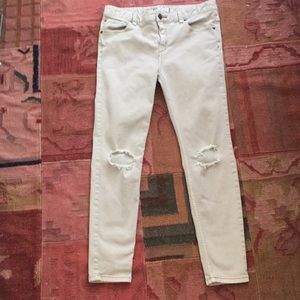 Free People cream pants
